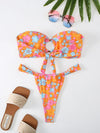 CALEFORNIA BIKINI - Floral Orange