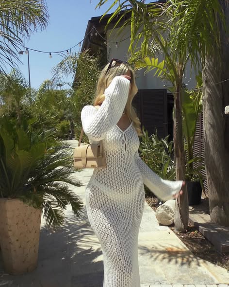 Cherrie - Knitted Crochet COVER-UP DRESS