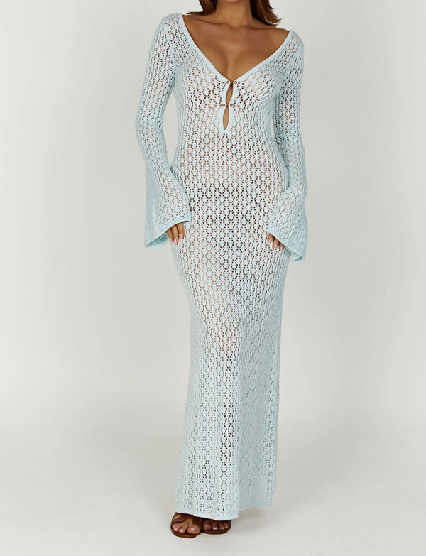 Cherrie - Knitted Crochet COVER-UP DRESS