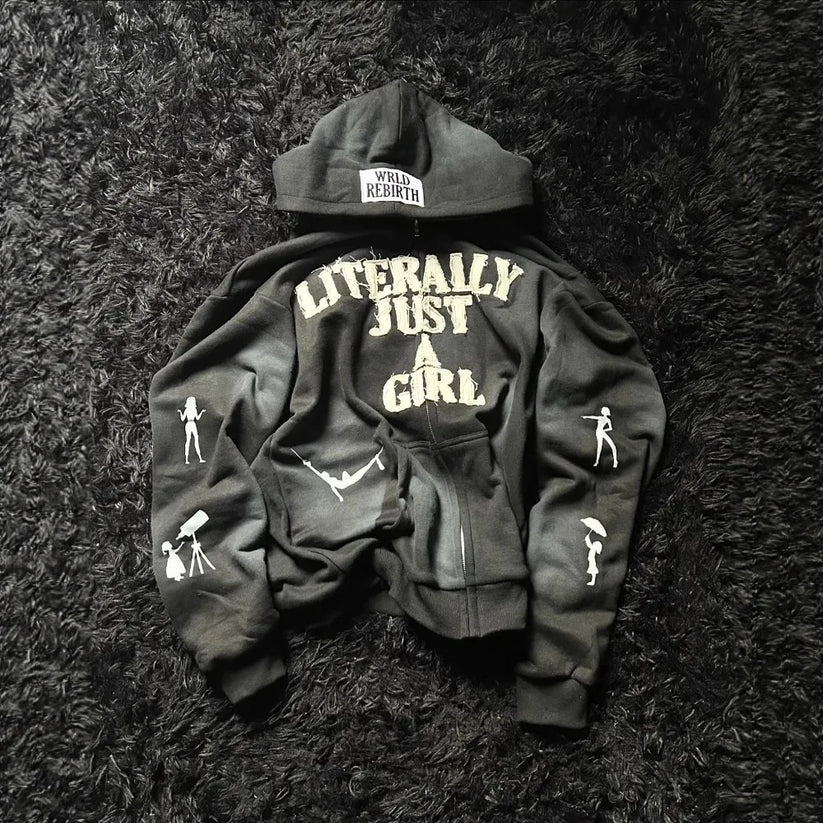 GRAPHIC GALLERY ZIP-UP HOODIE
