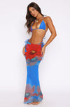 FLARES - SKIRT SAPPHIRE BLOOM