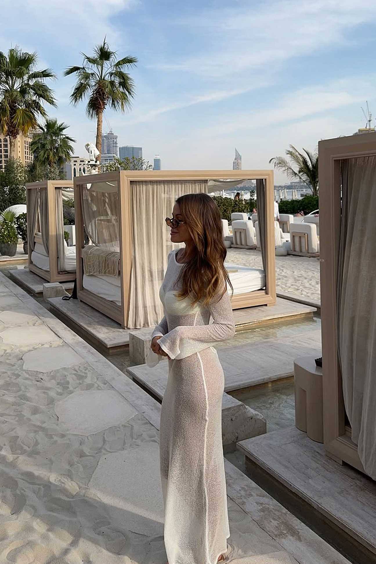 Lucinda Cover - white