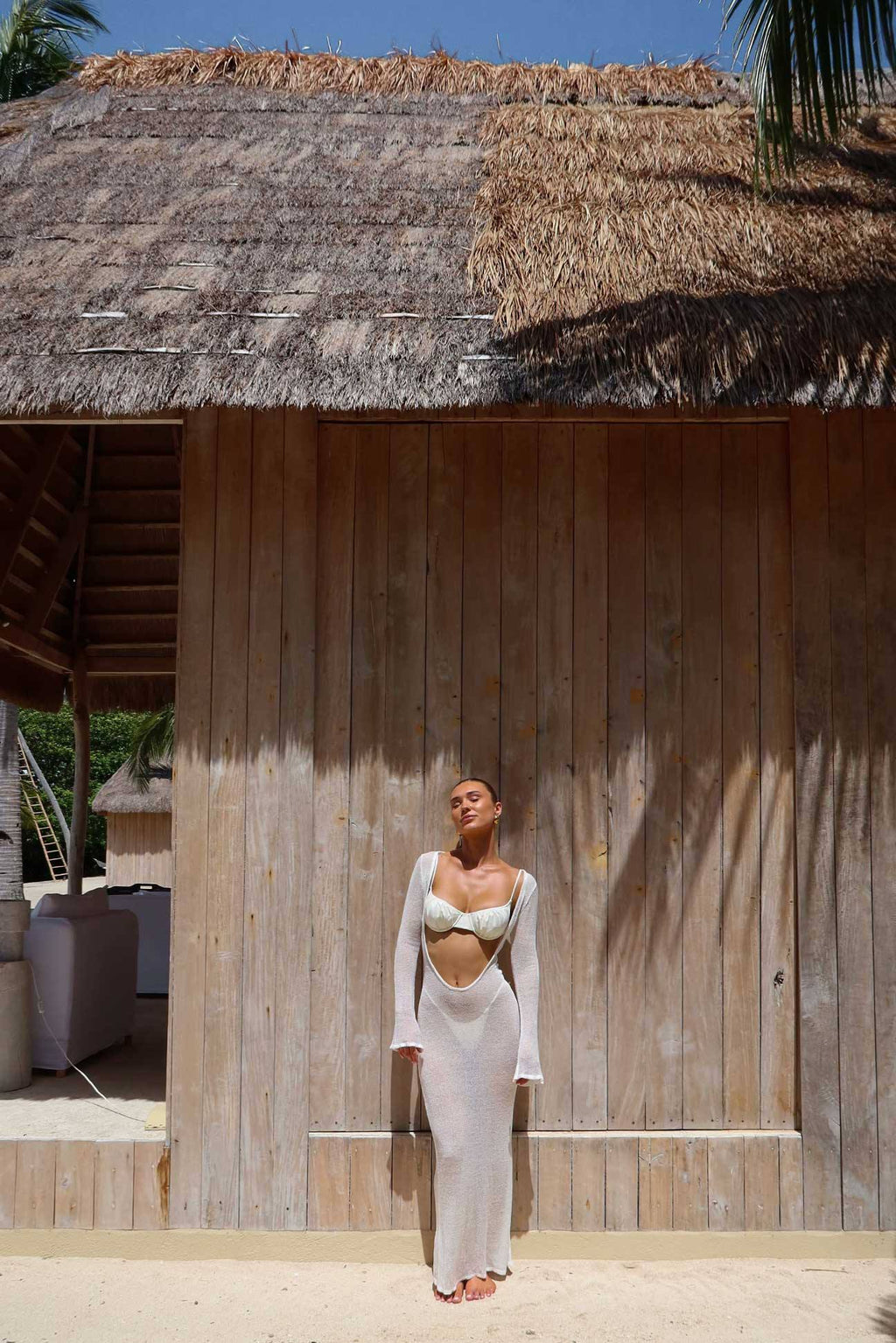 Lucinda Cover - white