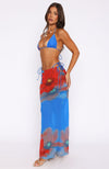 FLARES - SKIRT SAPPHIRE BLOOM